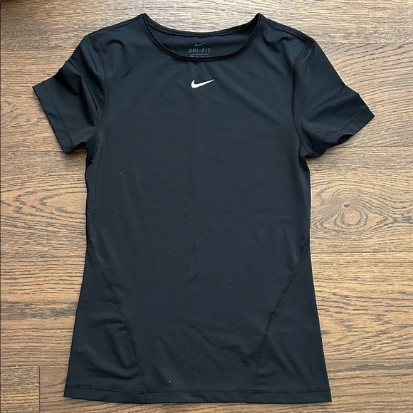 Nike Women's Dri-Fit Black Athletic Tee - Picture 1 of 2